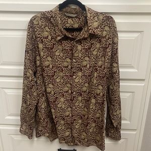 Tommy Bahama long sleeve cotton 2XL button down shirt
